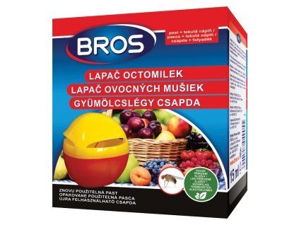 Bros lapač octomilek past + tekutá náplň 15 ml