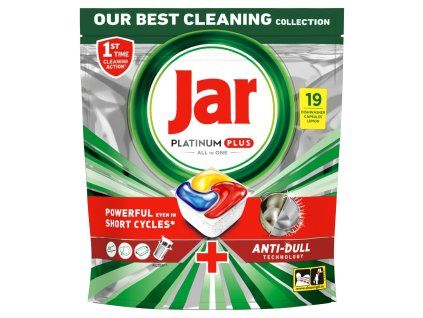JAR Tablety do myčky Platinum Plus Yellow 114 kusů (6x19 Ks)