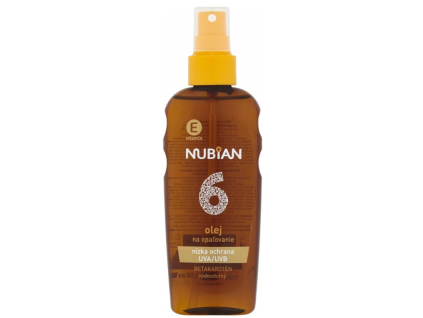 Nubian olej na opalování SPF6 s betakaroténem 150 ml