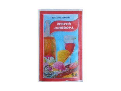88726 barva potravin 5g praskova jahodova