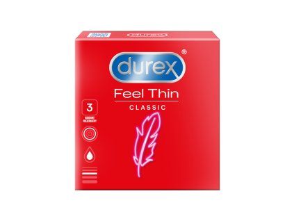 94342 durex kondomy 3ks kra feelthin classic