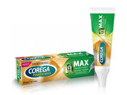 Corega Power Max Upevnění + Svěžest fixač.krém 40 g