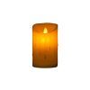 Emocio LED svíčka s tančícím plamenem krémová 75x125 mm