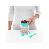 Sistema Dóza na svačinu s miskou a lžičkou To Go Breakfast 530 ml, mix barev
