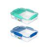 Sistema Svačinový box To Go Snack Attack Duo s 2 oddělenými přihrádkami 975 ml, mix barev
