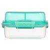 Sistema Dělený svačinový box To Go LunchStack Square 1,24 l, mix barev