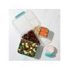 Sistema Dělený svačinový box To Go Bento Lunch s nádobou na jogurt a 2 tácky 1,65 l, mix barev