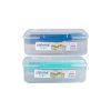Sistema Dělený svačinový box To Go Bento Lunch s nádobou na jogurt a 2 tácky 1,65 l, mix barev