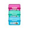 Sistema Dělený svačinový box Lunch Cube s 2 oddíly 1,4 l, mix barev