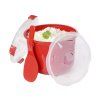 Sistema Rýžovar Microwave Rice cooker 2,6 l, červená