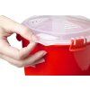 Sistema Rýžovar Microwave Rice cooker 2,6 l, červená