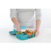 Sistema Dělený svačinový box Ocean Bound Ribbon Lunch s nádobou na jogurt 1,1 l, mix barev