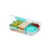 Sistema Dělený svačinový box To Go Bento Create s nádobou na jogurt a miskou 1,48 l, mix barev