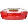 Sistema Kulatá miska pro skladování a ohřívání jídla Microwave dish 1,29 l, červená