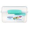 Sistema Dělený svačinový box To Go Lunch Cube Max s nádobou na jogurt s dvojitým víčkem 2l, mix barev