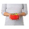 Sistema Dóza na ohřev jídla Microwave round 915 ml, červená