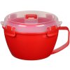 Sistema Dóza na nudle a hranolky Microwave noodle bowl 940 ml, červená