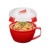 Sistema Dóza na nudle a hranolky Microwave noodle bowl 940 ml, červená