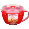 Sistema Dóza na nudle a hranolky Microwave noodle bowl 940 ml, červená