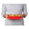 Sistema Box na ohřev jídla Microwave rectangular 1,25 l, červená