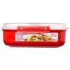 Sistema Box na ohřev jídla Microwave rectangular 1,25 l, červená