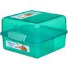 Sistema Dělený svačinový box Lunch Cube s 2 oddíly 1,4 l, mátová