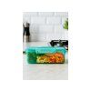 Sistema Dělený svačinový box Lunch Snack Attack Duo s 2 oddělenými přihrádkami 975 ml, mátová