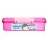 Sistema Dělený svačinový box Lunch Snack Attack Duo s 2 oddělenými přihrádkami 975 ml, růžová