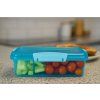 Sistema Dělený svačinový box Lunch Snack Attack Duo s 2 oddělenými přihrádkami 975 ml, modrá