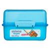 Sistema Dělený svačinový box Lunch Cube s 2 oddíly 1,4 l, modrá
