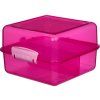 Sistema Dělený svačinový box Lunch Cube s 2 oddíly 1,4 l, růžová