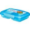 Sistema Dělený svačinový box Lunch Small Split se 2 oddíly 350 ml, modrá