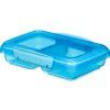 Sistema Dělený svačinový box Lunch Small Split se 2 oddíly 350 ml, modrá