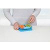 Sistema Dělený svačinový box Lunch Small Split se 2 oddíly 350 ml, modrá
