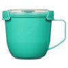 Sistema Hrnek na polévku a dušené pokrmy Microwave Large Soup Mug 900 ml, mátová