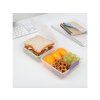 Sistema Dělený svačinový box Lunch Cube s 2 oddíly 1,4 l, fialová