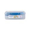 Sistema Dělený svačinový box To Go Bento Lunch s nádobou na jogurt a 2 tácky 1,65 l, modrá