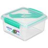 Sistema Svačinový box s příborem To Go Lunch Plus 1,2 l, zelená