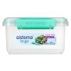 Sistema Svačinový box s příborem To Go Lunch Plus 1,2 l, zelená
