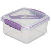 Sistema Svačinový box s příborem To Go Lunch Plus 1,2 l, fialová