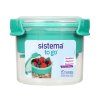 Sistema Dóza na svačinu s miskou a lžičkou To Go Breakfast 530 ml, zelená