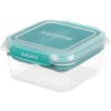 Sistema Dělený vodotěsný box na jídlo To Go STAX, 1,15 l, zelená