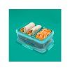 Sistema Dělený vodotěsný box na jídlo To Go STAX, 2,2 l, zelená