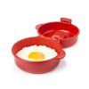 Sistema Dóza na vaření vajec Microwave easy eggs 271 ml, červená