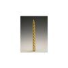 Kroucená svíčka metalická, zlatá 23x230mm