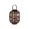 Proutěná lampa s uchem se závěsem na svíčku, přírodní 325x415mm