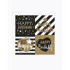 Ubrousky Happy Birthday 33 x 33 cm zlaté 20 ks