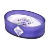 Emocio vonná svíčka ve skle French Lavender ovál 2 knoty 144x102x50mm