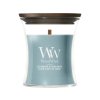 WoodWick Cedarwood & Ocean Moss svíčka malá