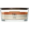 WoodWick Trilogy Vanilla Embers svíčka loď
